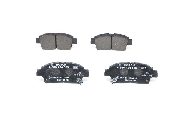 BOSCH Bremsesæt, skivebremser sg00000834 for LEXUS TOYOTA LIFAN
