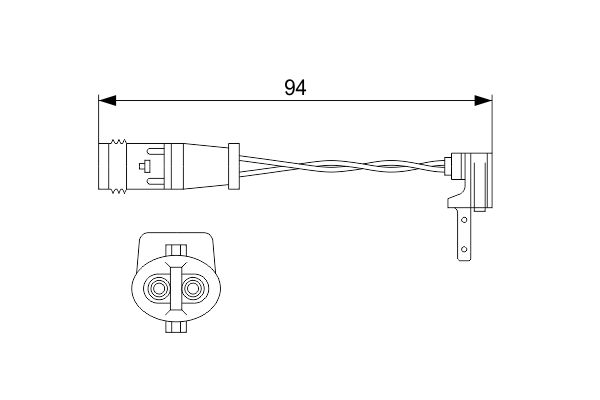 BOSCH Bremsesæt, skivebremser sg00000b22 foraksel ventileret 320mm 30mm for MERCEDES-BENZ