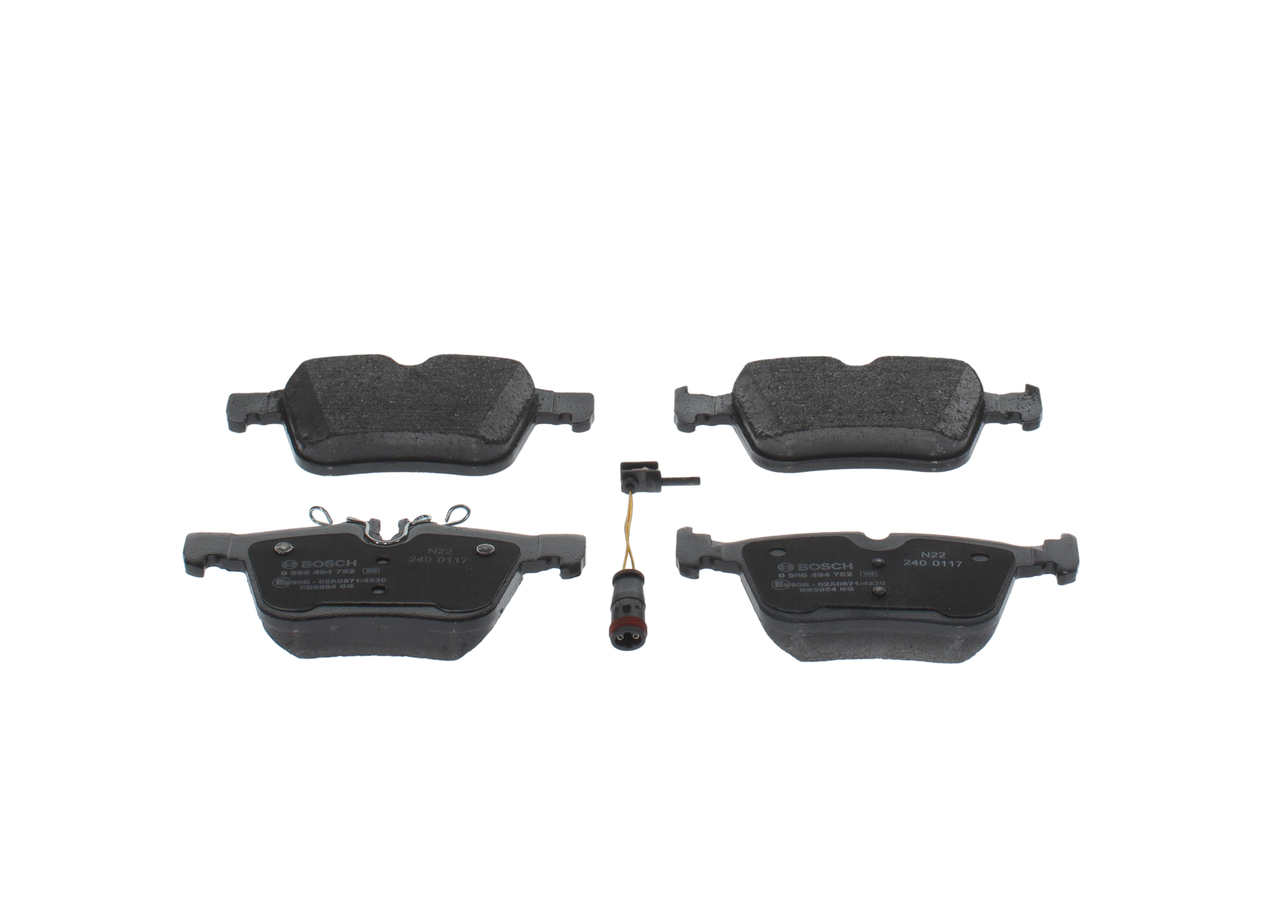 BOSCH Bremseklodser 0986494752 for MERCEDES-BENZ