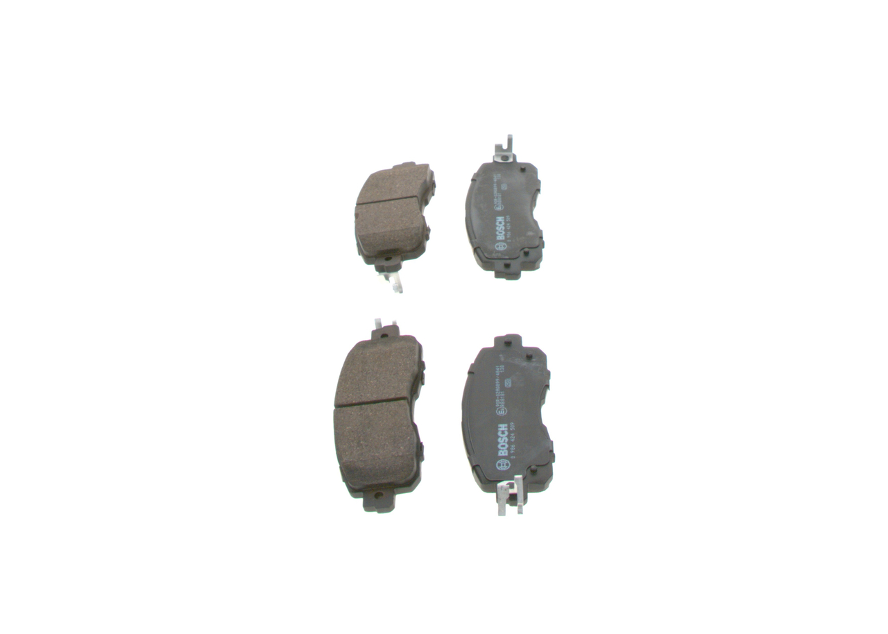 BOSCH Bremseklodser 0986424509 for NISSAN