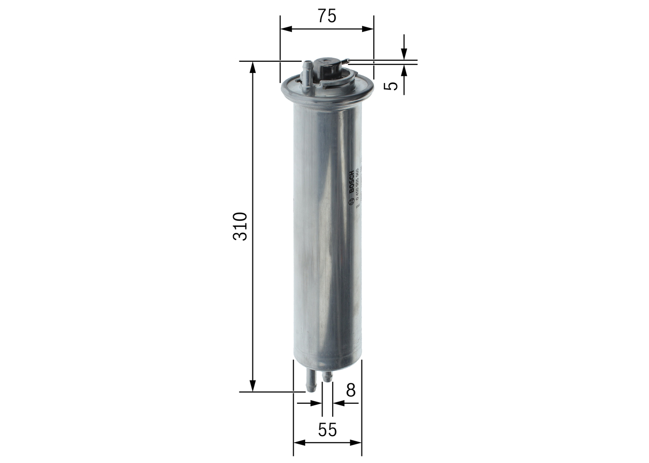 BOSCH Brændstof-filter 0450905960 Lednings 310mm for BMW