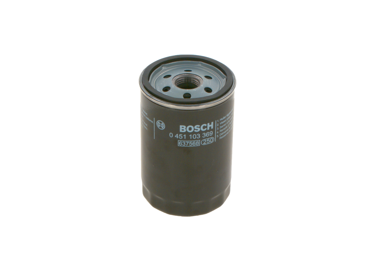 BOSCH Oliefilter 0451103369 Påskruet 119mm 3/4 16 UNF-2B for FIAT FORD ONAN ROVER JEEP MAZDA JAGUAR PEUGEOT VW