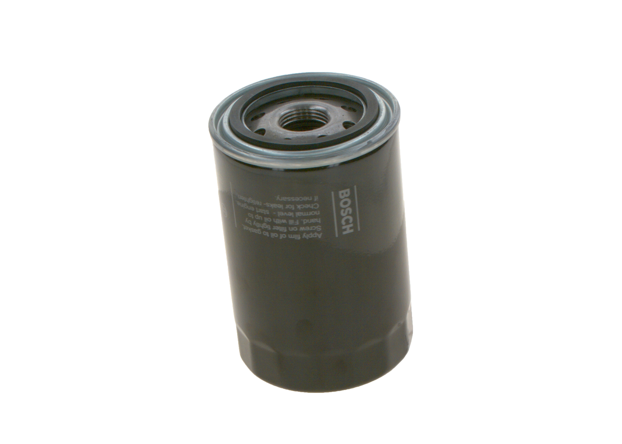 BOSCH Oliefilter 0451203218 Påskruet 143mm 1 12 UNF for IVECO VM GMC VOLVO STEYR PORSCHE RENAULT TRUCKS RENAULT MWM