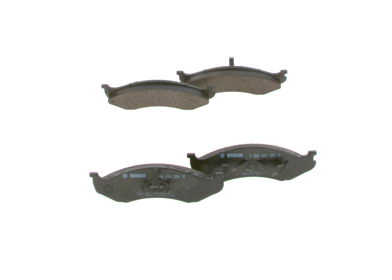 BOSCH Bremseklodser 0986424284 for JEEP CHRYSLER LANCIA RENAULT KIA