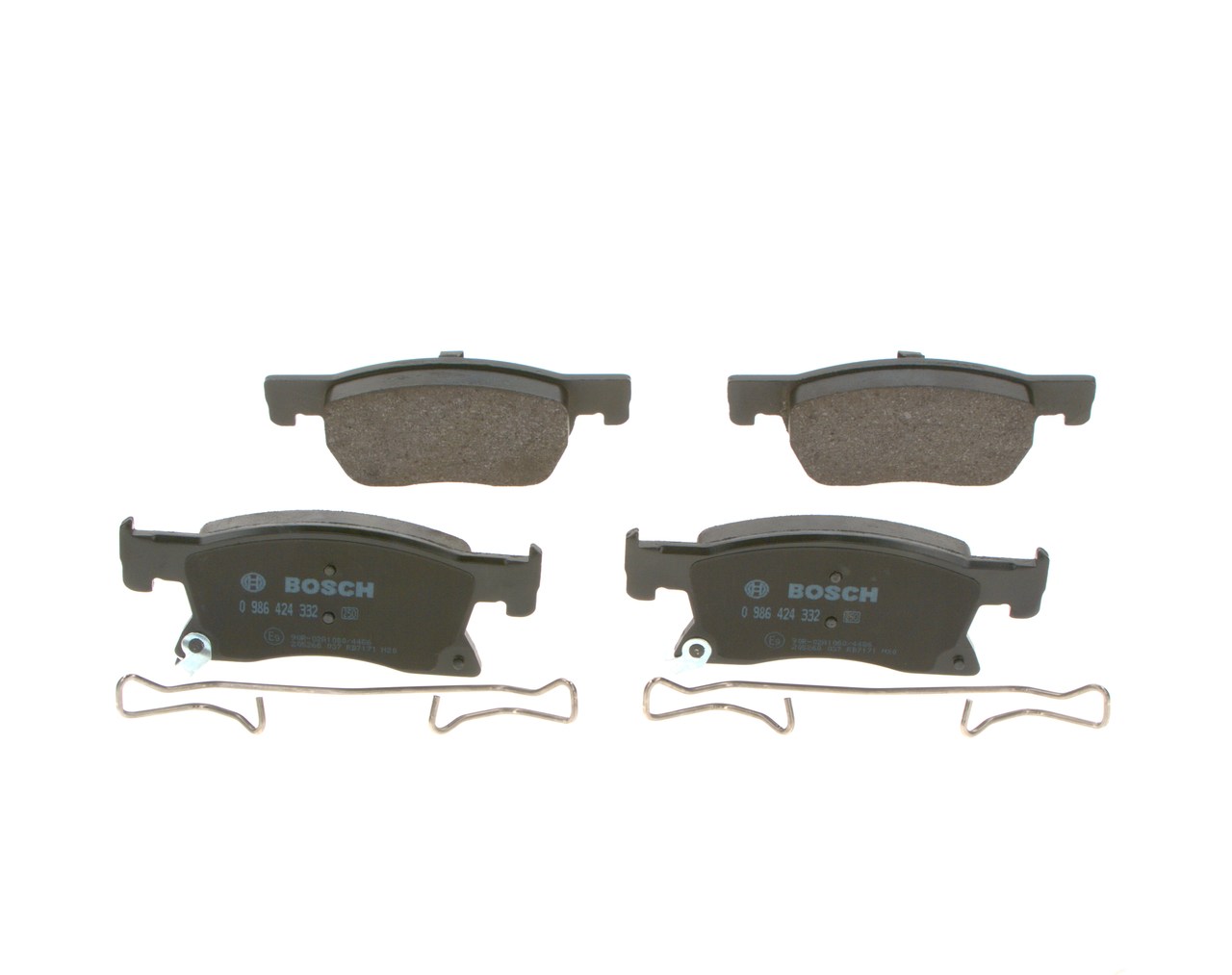 BOSCH Bremseklodser 0986424332 for VAUXHALL OPEL