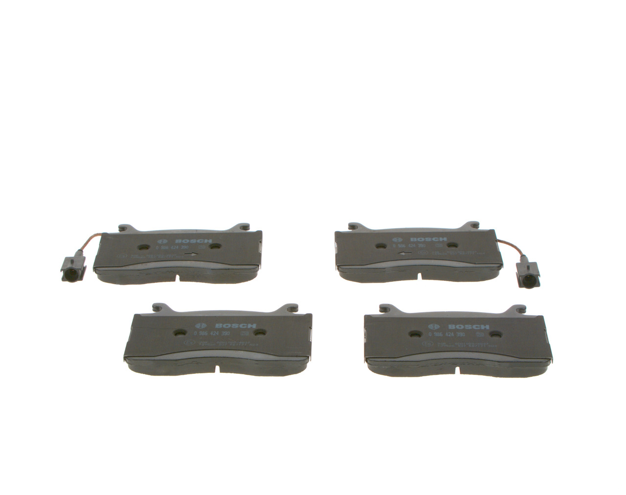 BOSCH Bremseklodser 0986424390 for FIAT ALFA ROMEO