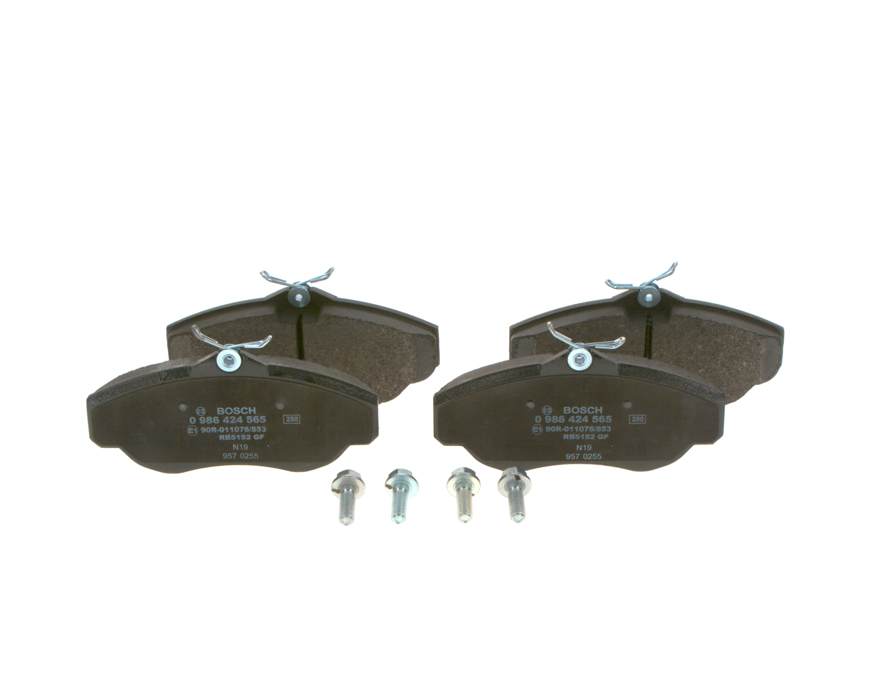 BOSCH Bremseklodser 0986424565 for MERCEDES-BENZ LAND ROVER ROVER