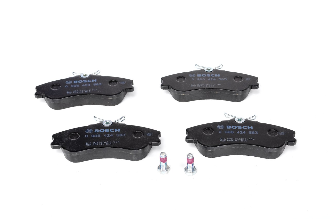 BOSCH Bremseklodser 0986424583 for PEUGEOT