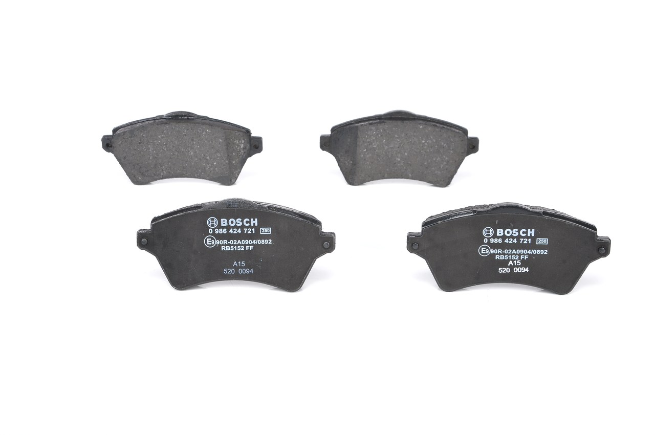 BOSCH Bremseklodser 0986424721 for ROVER