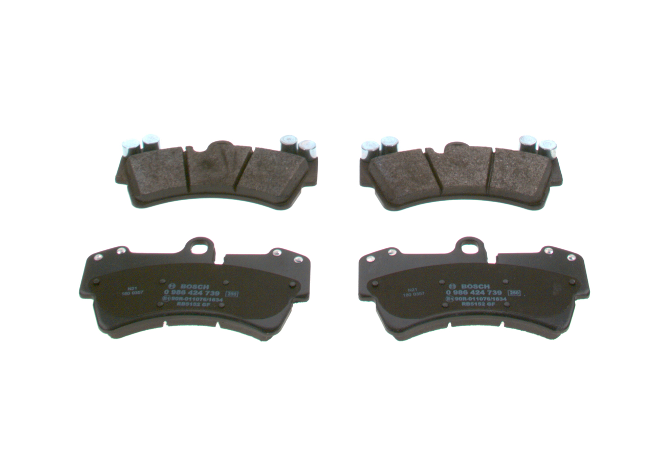 BOSCH Bremseklodser 0986424739 for VW PORSCHE