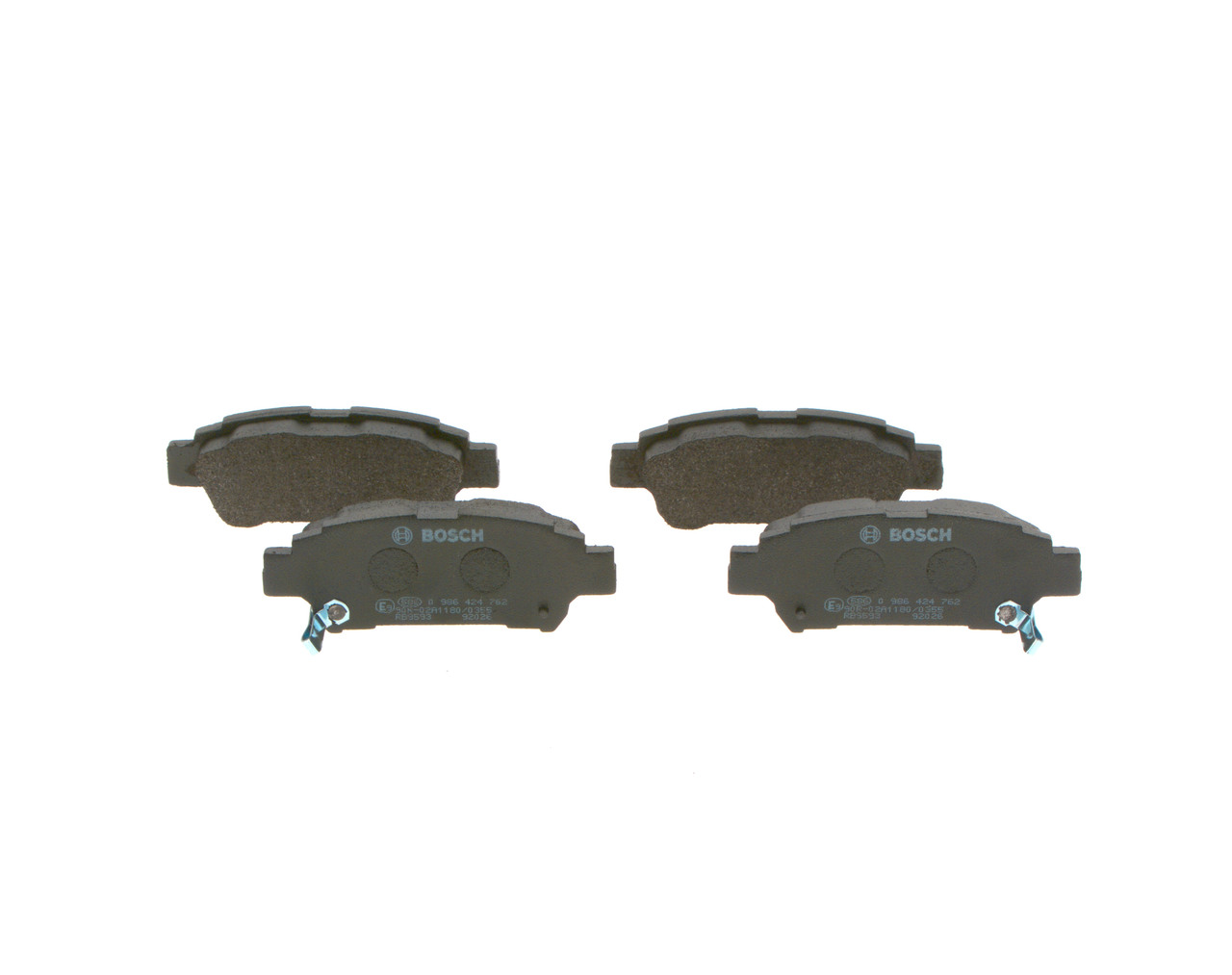BOSCH Bremseklodser 0986424762 for TOYOTA LEXUS