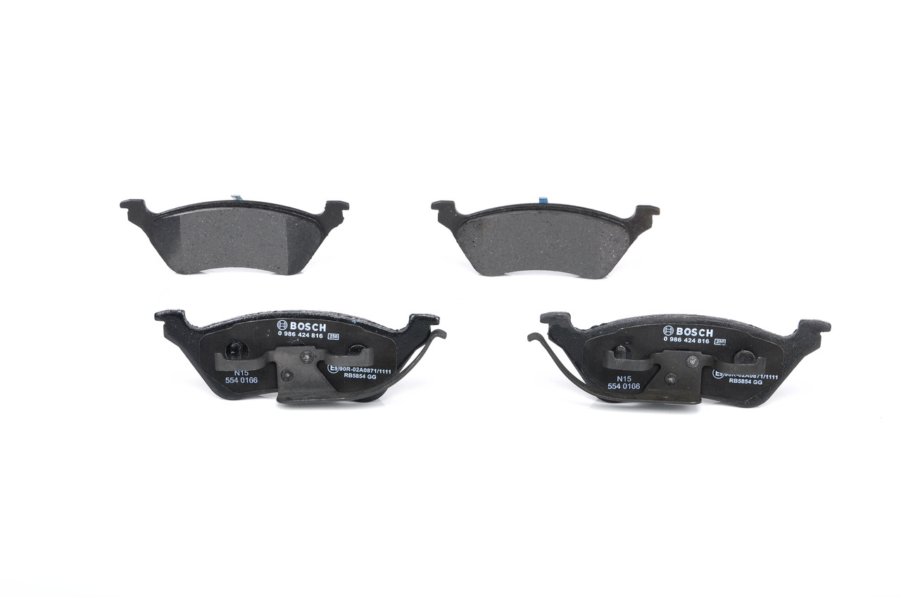 BOSCH Bremseklodser 0986424816 for DODGE JEEP