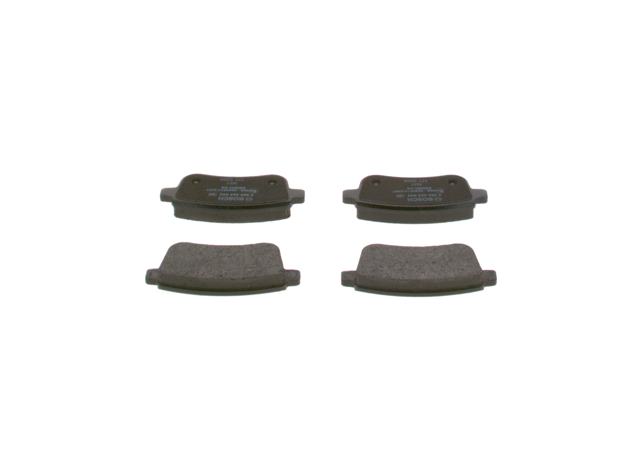BOSCH Bremseklodser 0 986 424 942 for RENAULT