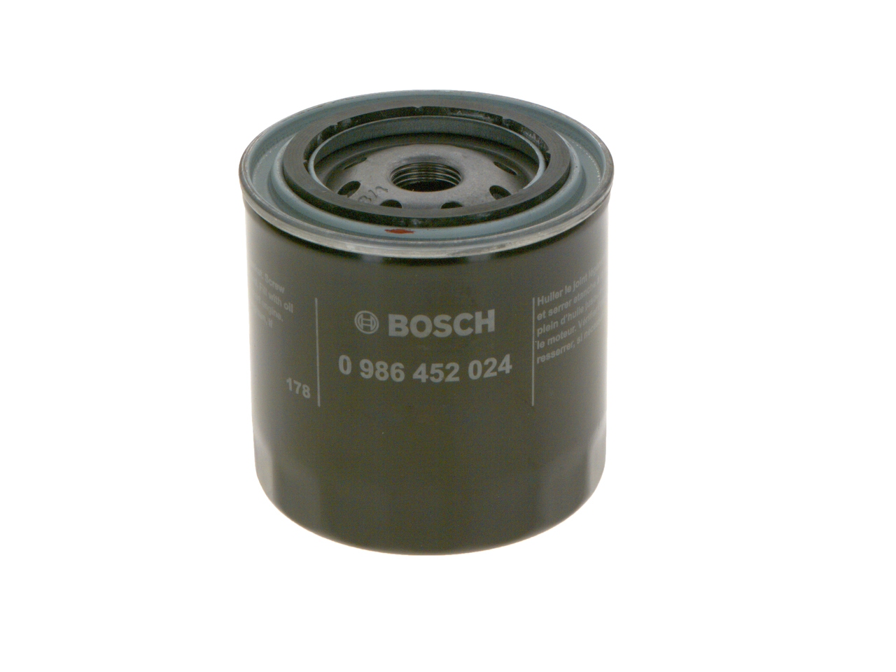 BOSCH Oliefilter 0 986 452 024 Påskruet 98mm 3/4 16 UNF-2B for FORD GMC OPEL TOYOTA NISSAN