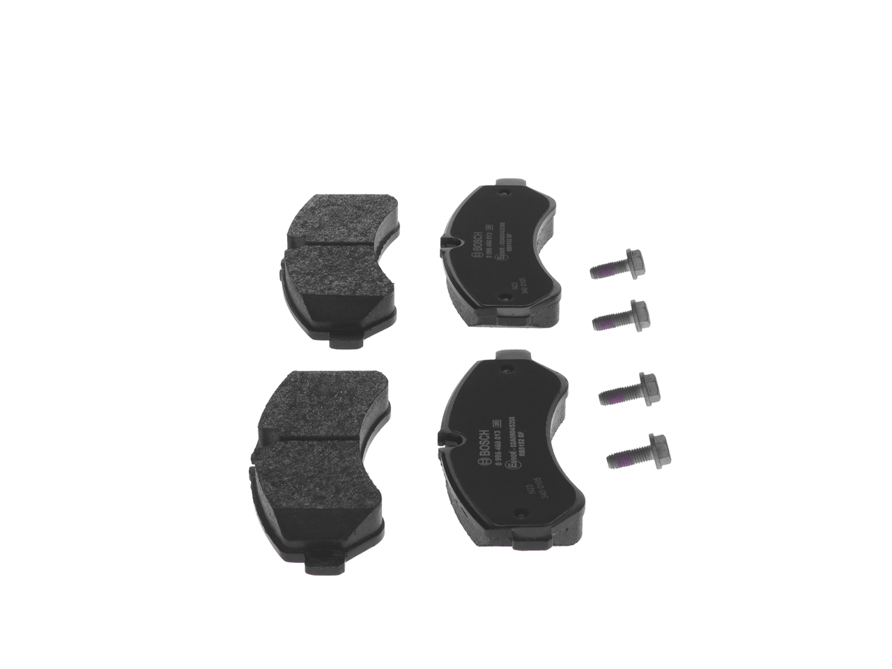 BOSCH Bremseklodser 0986460013 for MERCEDES-BENZ