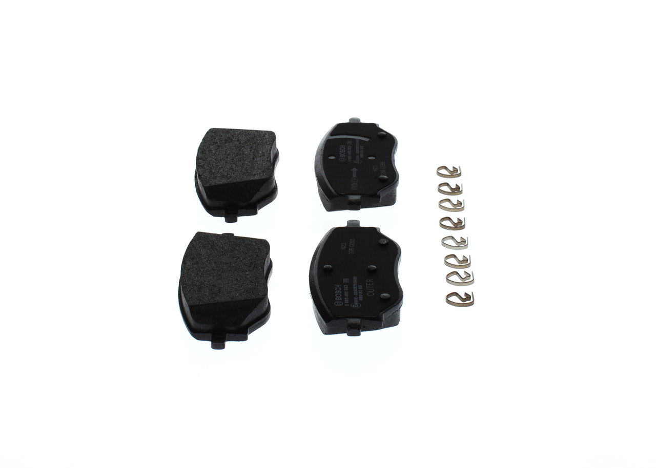 BOSCH Bremseklodser 0986460063 for NISSAN DACIA