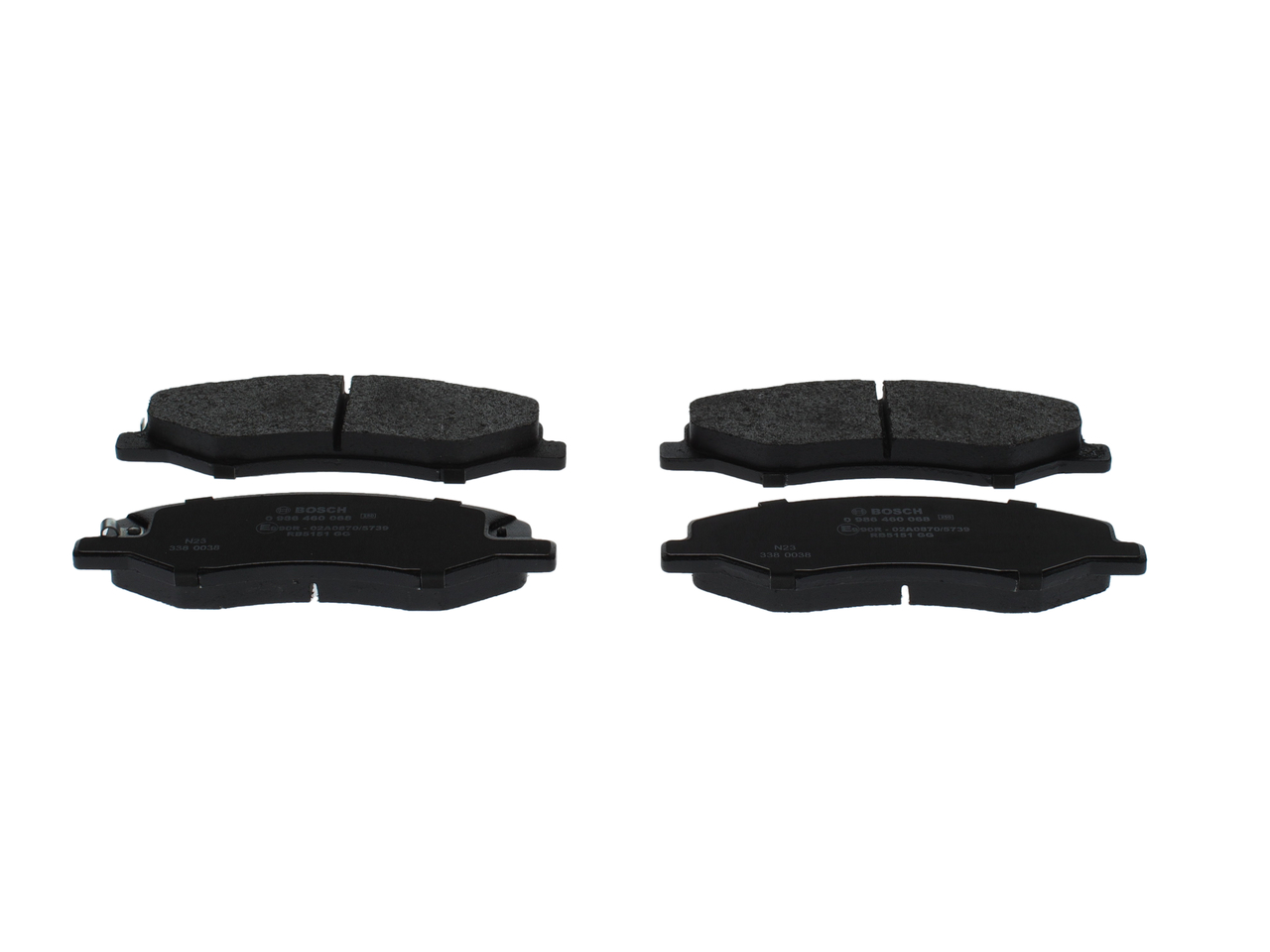 BOSCH Bremseklodser 0986460068 for HONDA