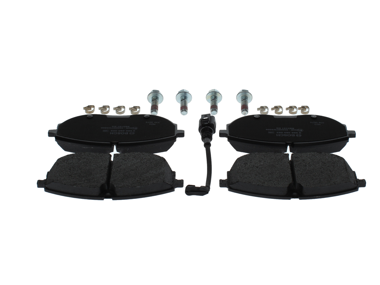 BOSCH Bremseklodser 0986460082 for VW