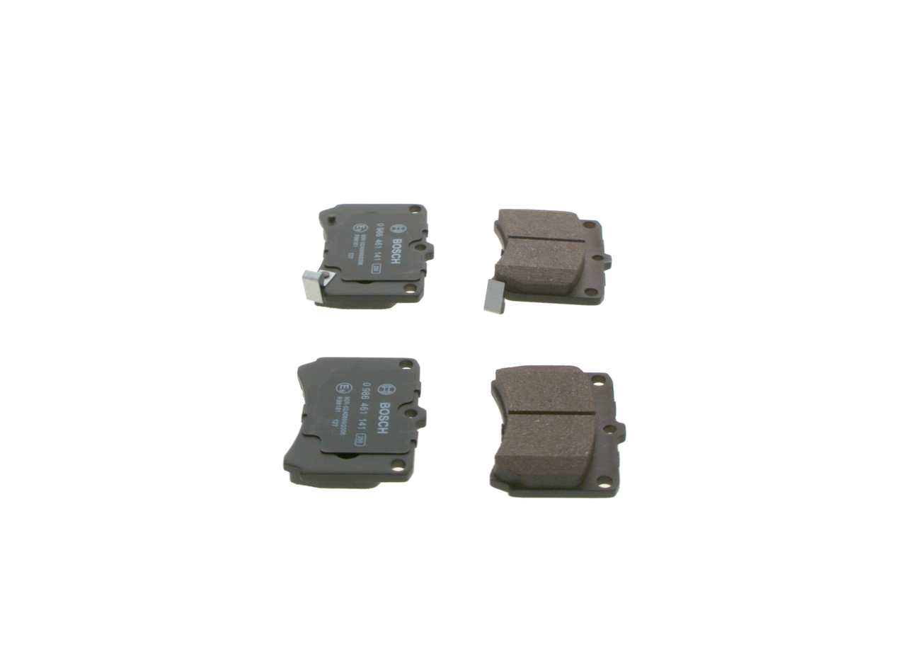 BOSCH Bremseklodser 0 986 461 141 for MAZDA MITSUBISHI KIA