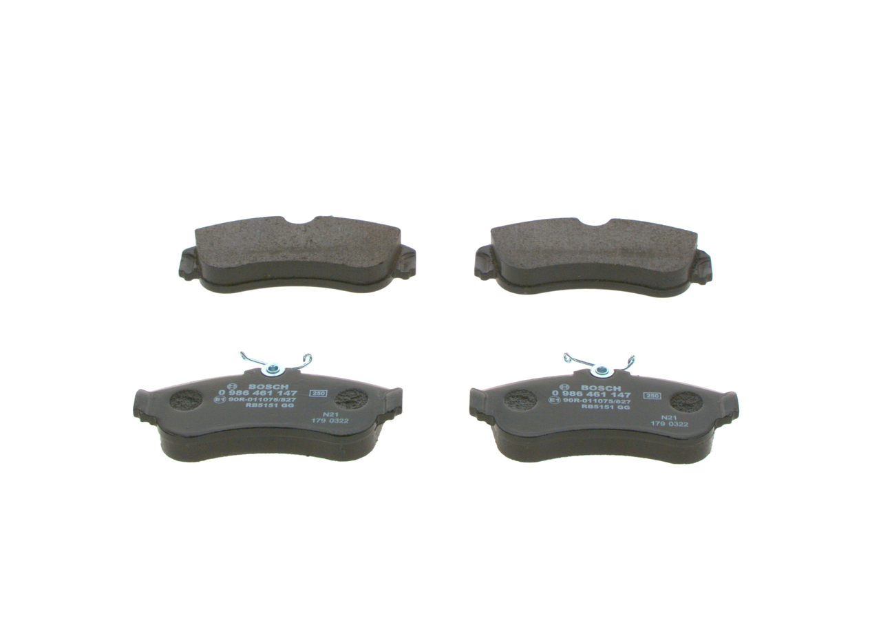 BOSCH Bremseklodser 0986461147 for NISSAN