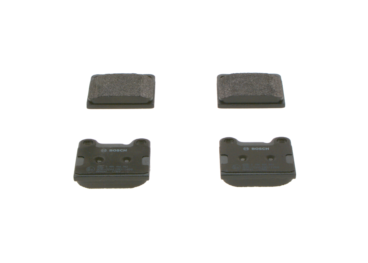 BOSCH Bremseklodser 0986466302 for VOLVO TALBOT VAUXHALL OPEL SAAB ALFA ROMEO MASERATI LANCIA VW BMW FORD MERCEDES-BENZ PORSCHE