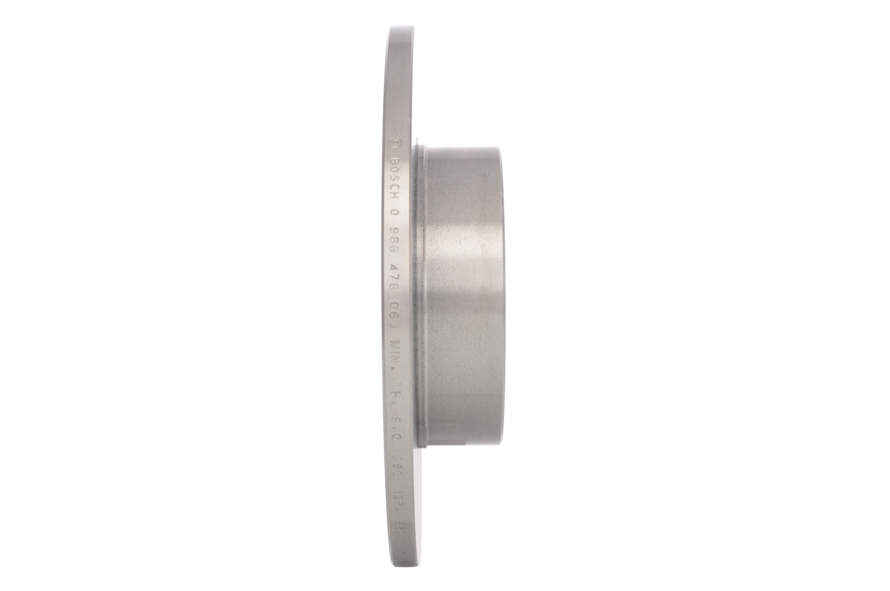 BOSCH Bremseskive 0986478063 fuld 228mm 11mm for LANCIA AUTOBIANCHI SEAT