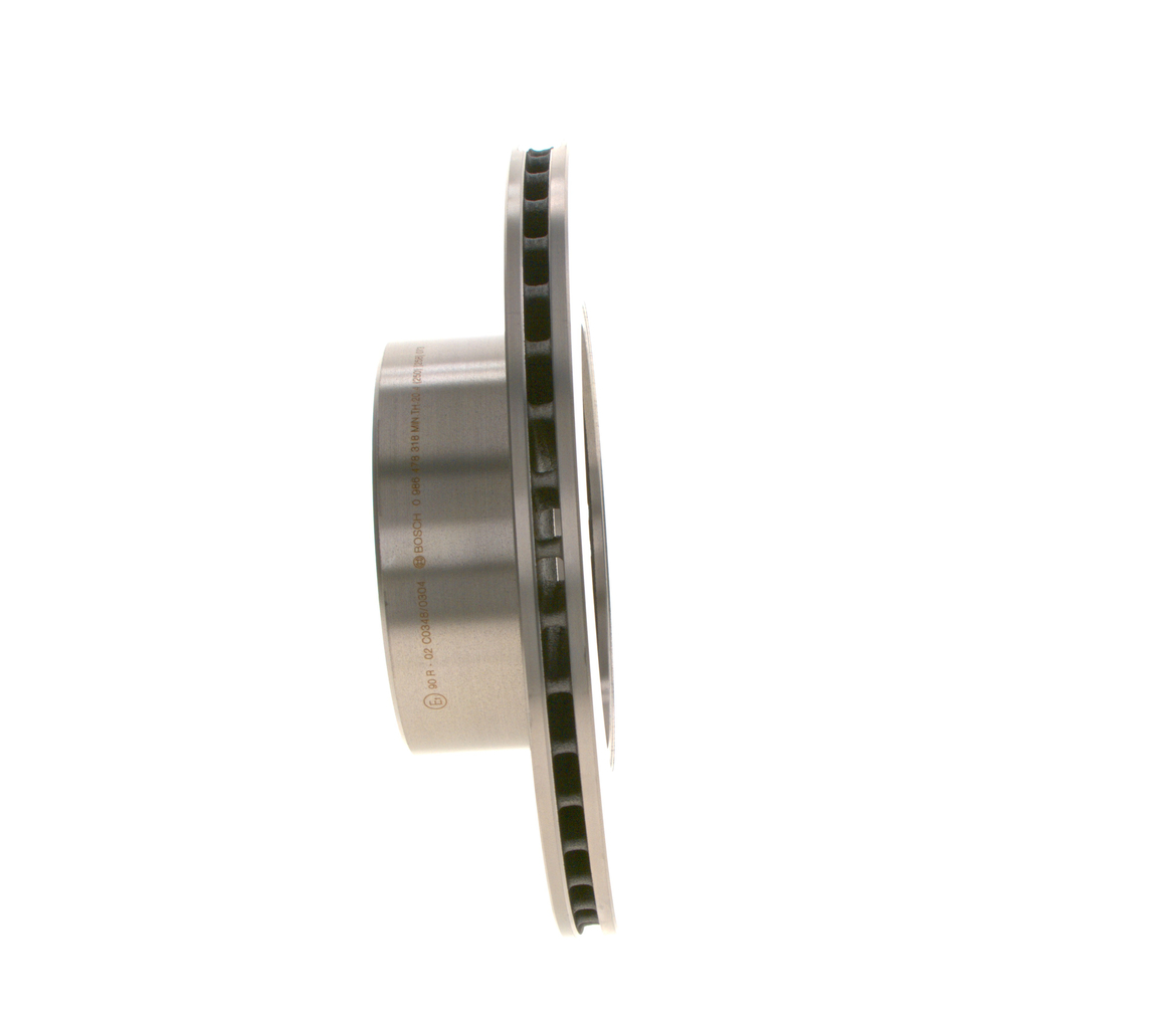 BOSCH Bremseskive 0986478318 ventileret 302mm 22mm for BMW