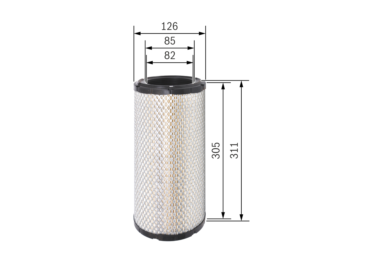 BOSCH f026400318 126mm for IVECO VOLVO MITSUBISHI HYUNDAI DAEWOO
