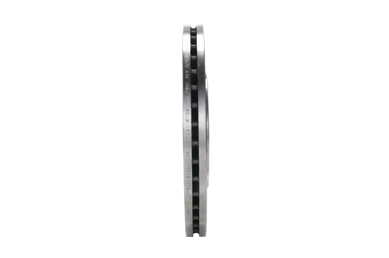 BOSCH Bremseskive 0986478830 ventileret 260mm 24mm for PEUGEOT