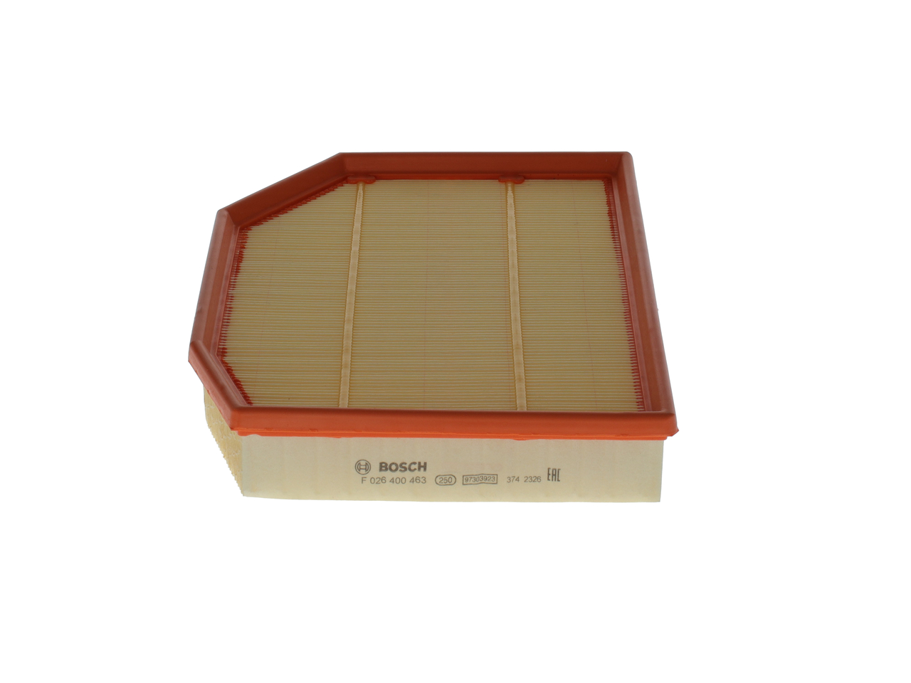 BOSCH Luftfilter f026400463 Filterindsats length_mm_203|Længde [mm]|285 width_mm_206|Bredde [mm]|227 height_mm_209|Højde [mm]|47 quantity_563|Mængde|1