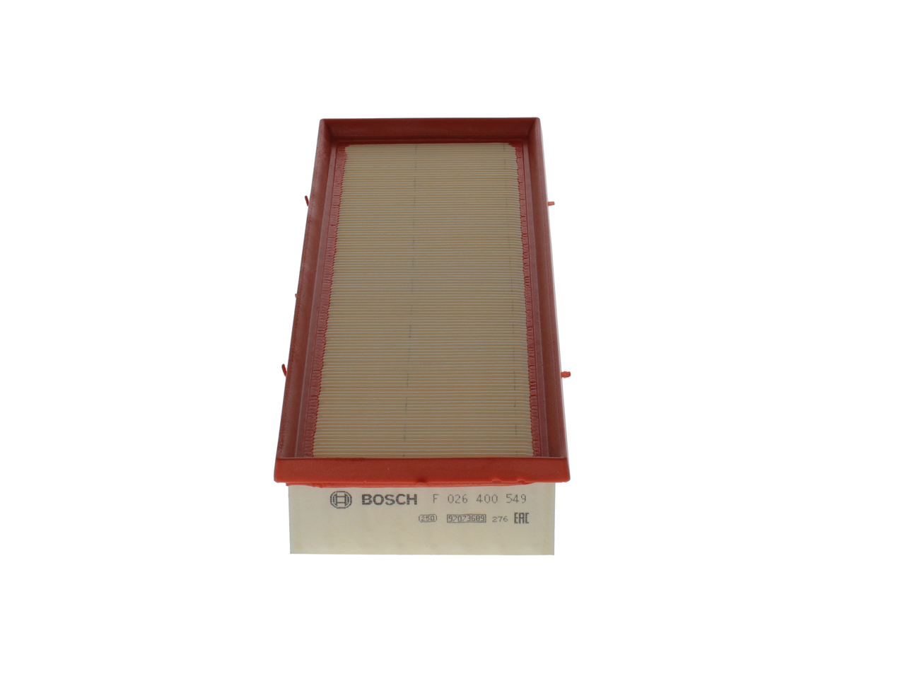 BOSCH Luftfilter f026400549 Filterindsats length_mm_203|Længde [mm]|366 width_mm_206|Bredde [mm]|131 height_mm_209|Højde [mm]|50 50mm for BMW