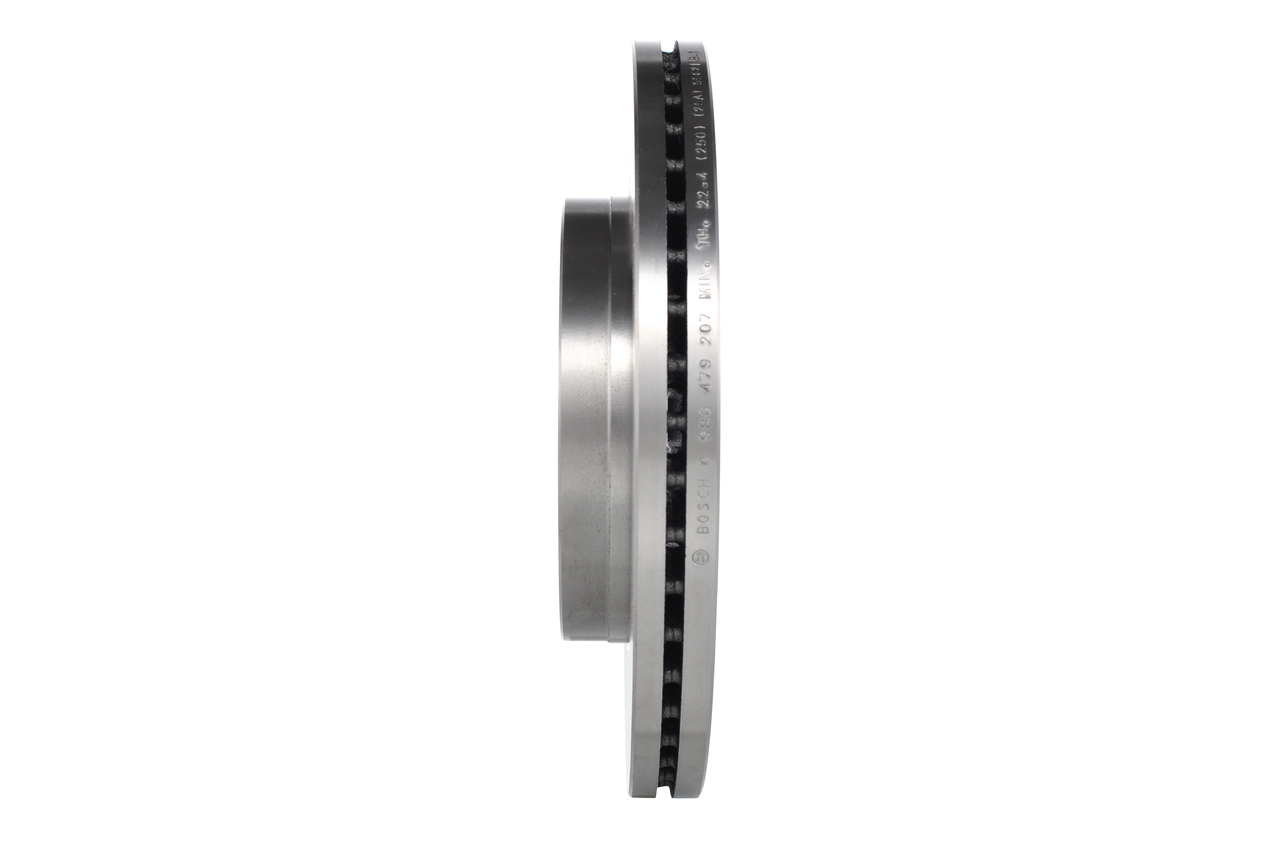 BOSCH Bremseskive 0986479207 ventileret 257mm 24mm for HYUNDAI KIA