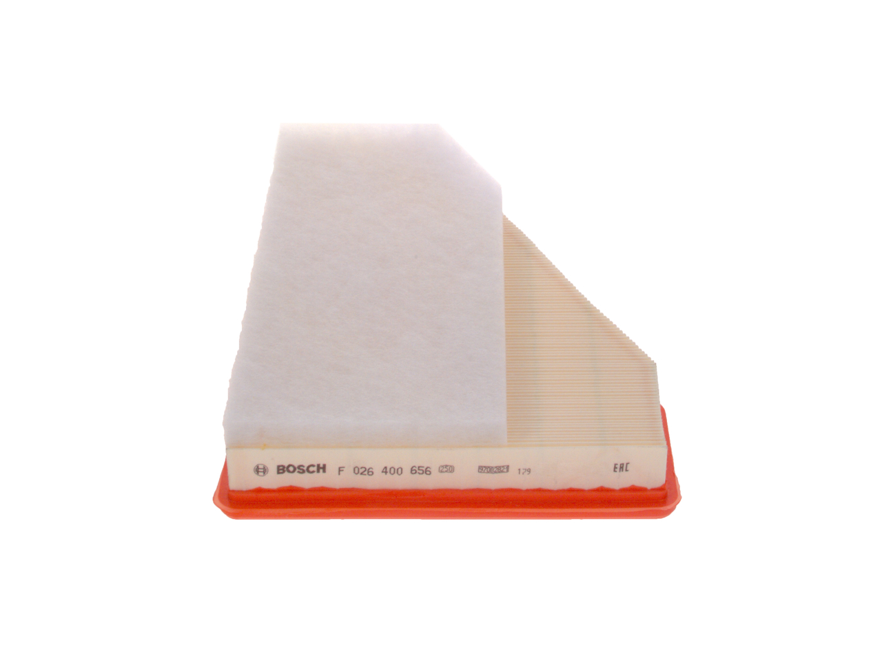 BOSCH Luftfilter f026400656 Filterindsats length_mm_203|Længde [mm]|320 width_mm_206|Bredde [mm]|224 width_1_mm_818|Bredde 1 [mm]|107 height_mm_209|Hø