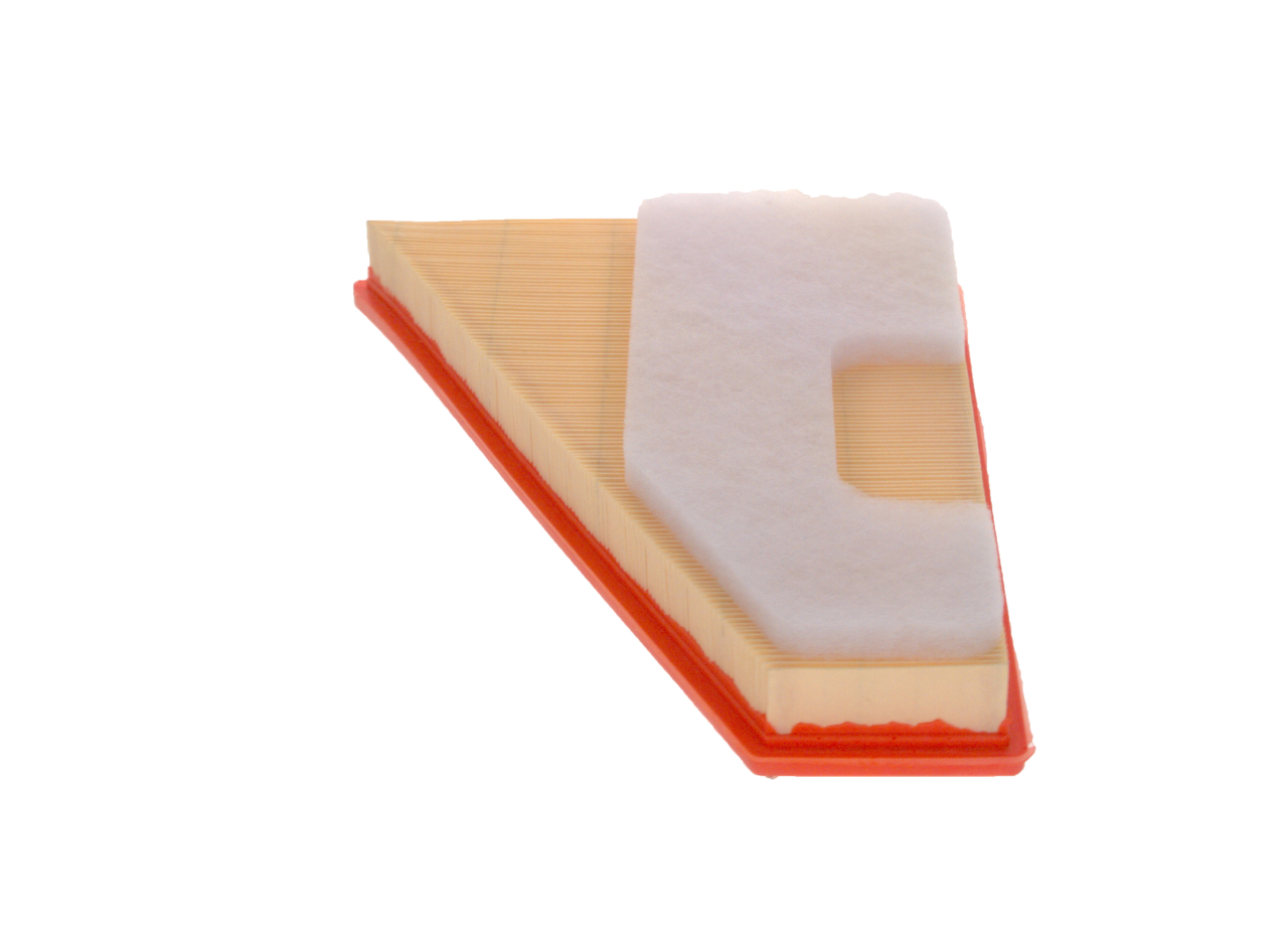 BOSCH Luftfilter F 026 400 657 Filterindsats length_mm_203|Længde [mm]|310 width_mm_206|Bredde [mm]|258 height_mm_209|Højde [mm]|61,5 61,5mm for CHRY