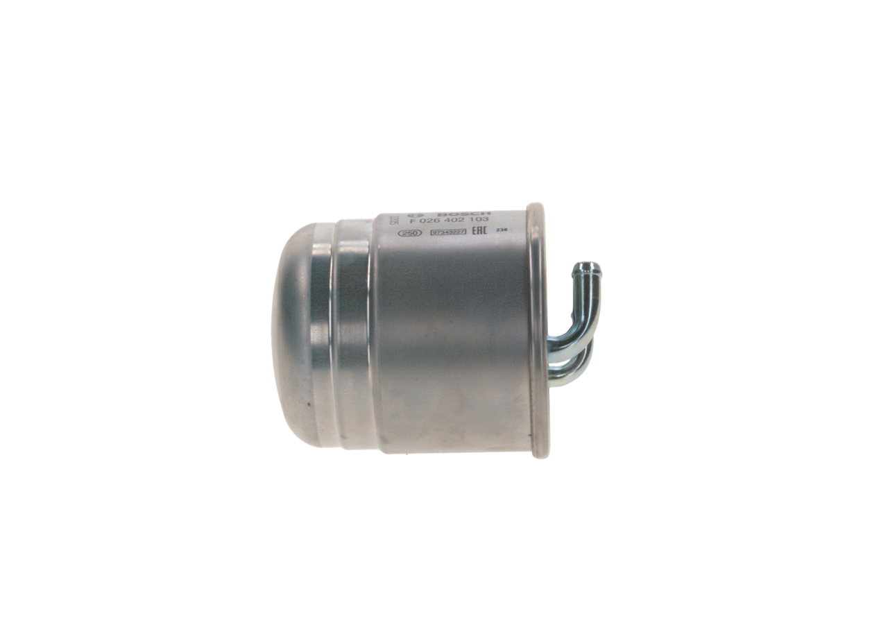 BOSCH Brændstof-filter f026402103 Lednings 117,5mm for MERCEDES-BENZ