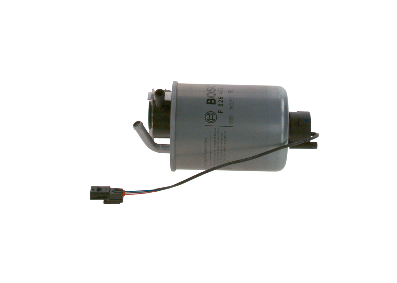 BOSCH Brændstof-filter f026402219 Lednings 186,5mm for NISSAN