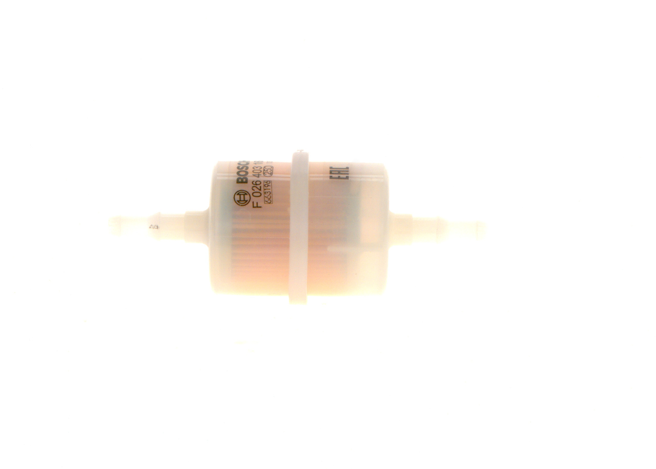 BOSCH Brændstof-filter f026403169 Lednings 117,5mm for LIGIER PEUGEOT SANTANA VOLVO PIAGGIO FORD GMC CITROËN SAAB LANCIA VW LADA NISSAN RENAULT