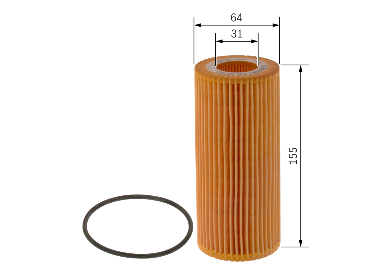 BOSCH Oliefilter F 026 407 021 Filterindsats supplementary_articlesupplementary_info_596|Tillægsartikel/Yderligere info.|med pakning height_mm_209|Høj