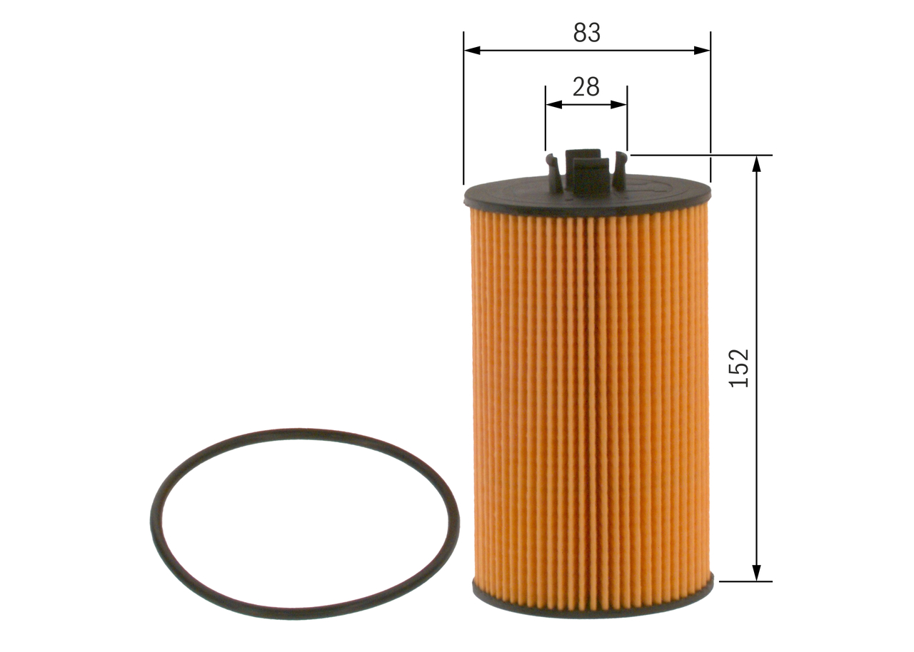 BOSCH Oliefilter F 026 407 040 Filterindsats supplementary_articlesupplementary_info_596|Tillægsartikel/Yderligere info.|med pakning height_mm_209|Høj