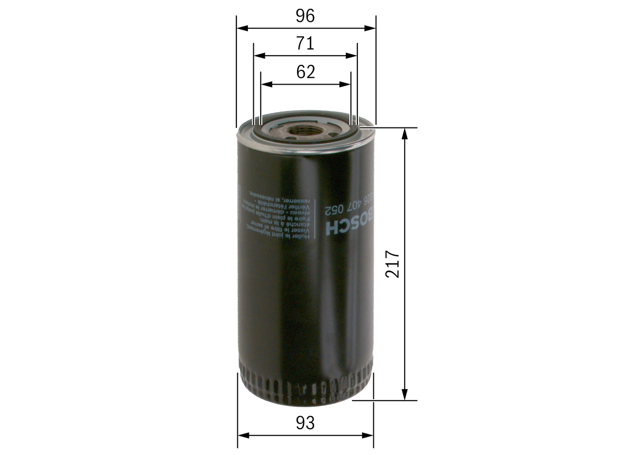 BOSCH f026407052 93mm