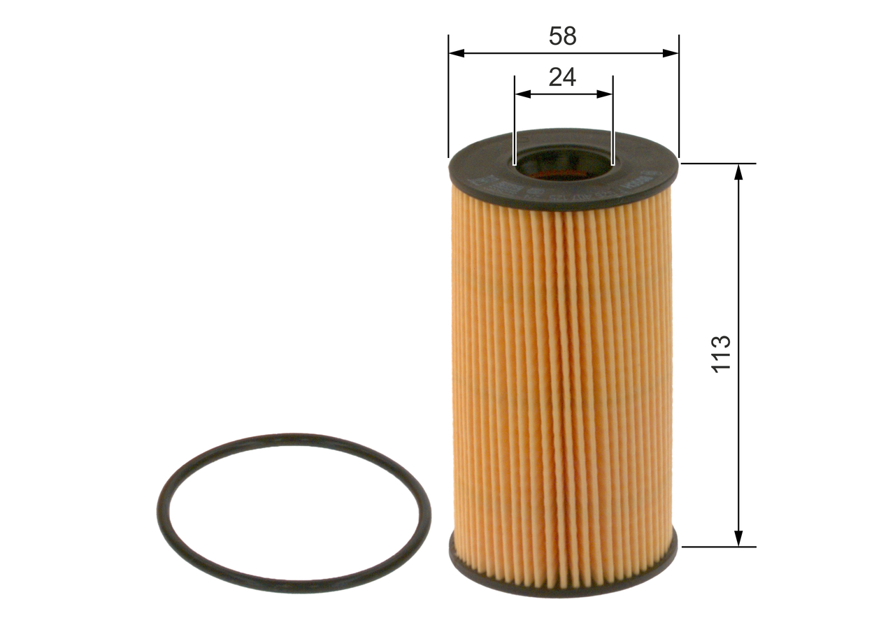 BOSCH Oliefilter f026407125 Filterindsats supplementary_articlesupplementary_info_596|Tillægsartikel/Yderligere info.|med pakning height_mm_209|Højde