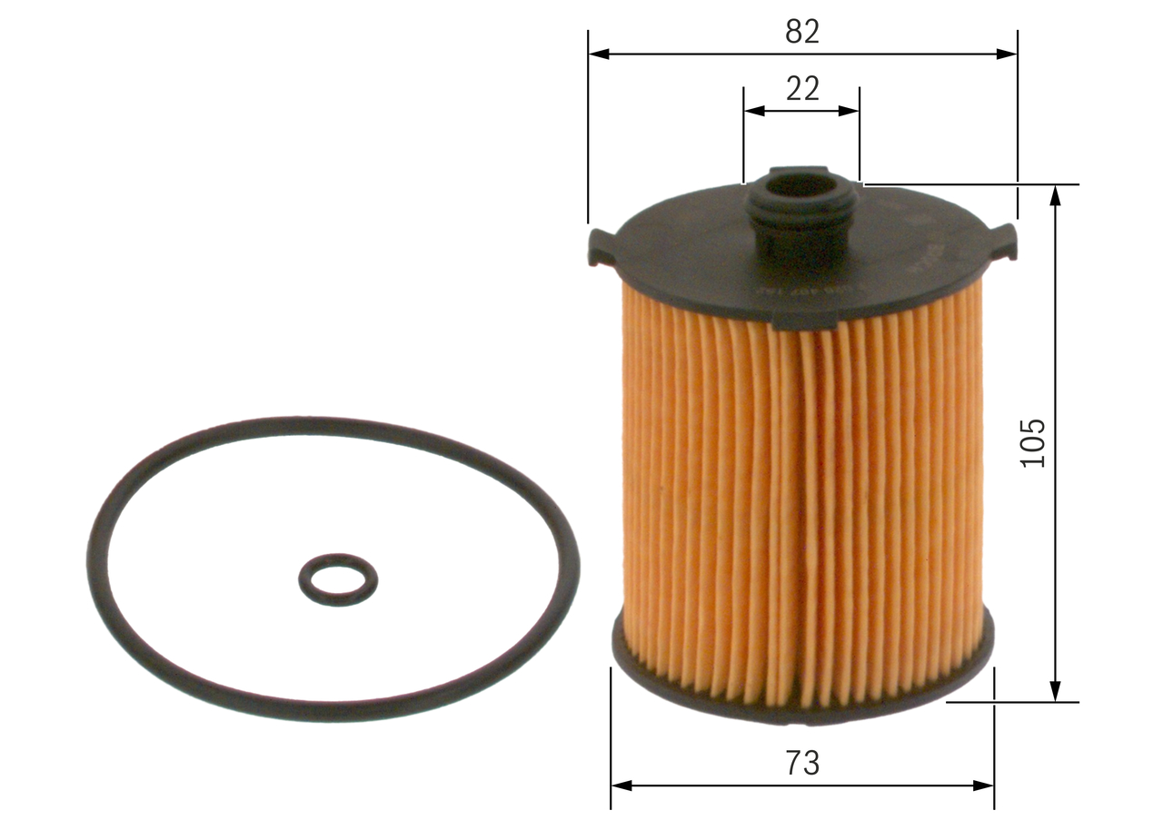 BOSCH Oliefilter f026407152 Filterindsats supplementary_articlesupplementary_info_596|Tillægsartikel/Yderligere info.|med pakninger height_mm_209|Højd