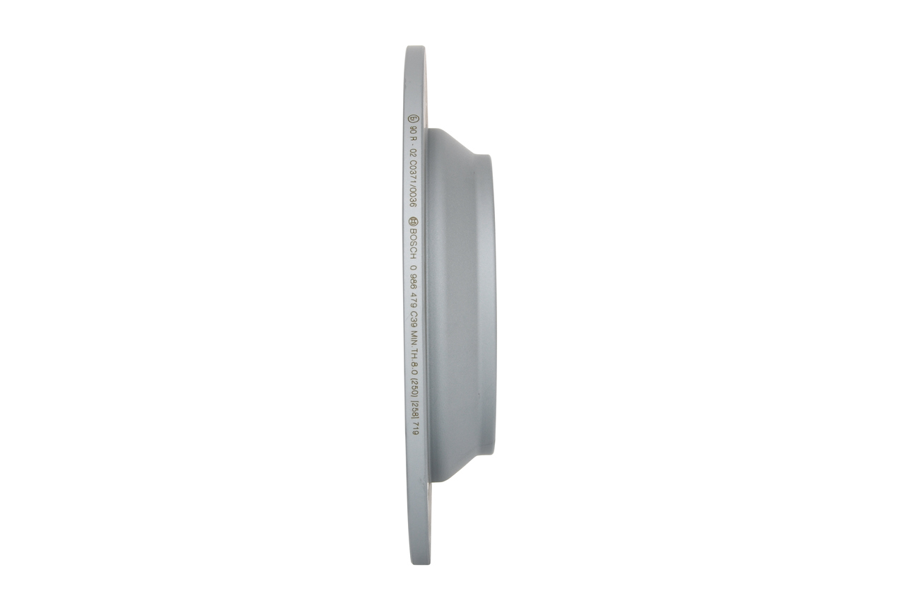 BOSCH Bremseskive 0986479c39 fuld 284mm 10mm for KIA