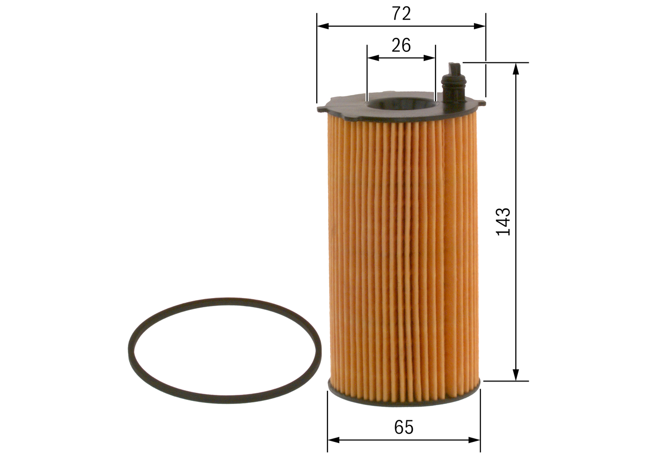 BOSCH Oliefilter f026407207 Filterindsats supplementary_articlesupplementary_info_596|Tillægsartikel/Yderligere info.|med pakning height_mm_209|Højde