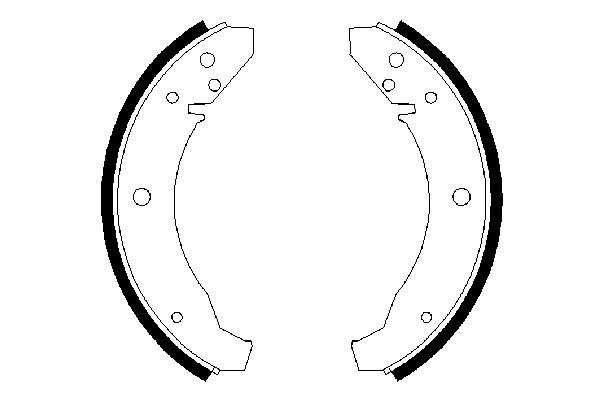 BOSCH Bremsebakkesæt 0 986 487 099 for VW PORSCHE