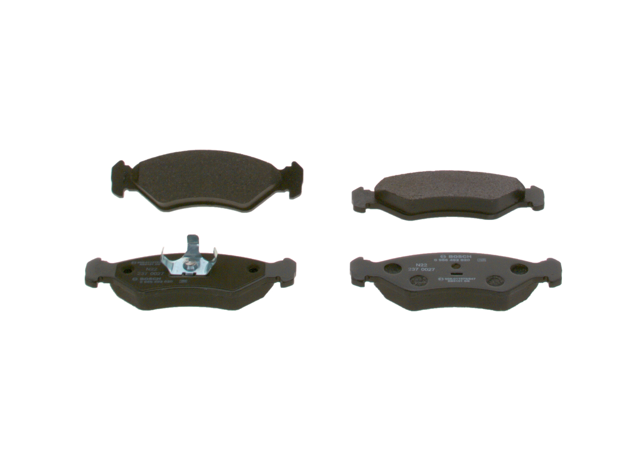 BOSCH Bremseklodser 0986492020 for FORD
