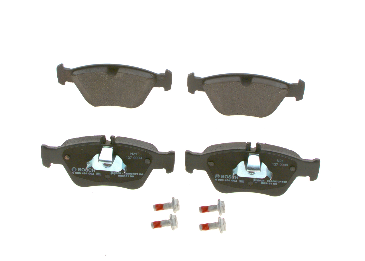 BOSCH Bremseklodser 0986494002 for MERCEDES-BENZ