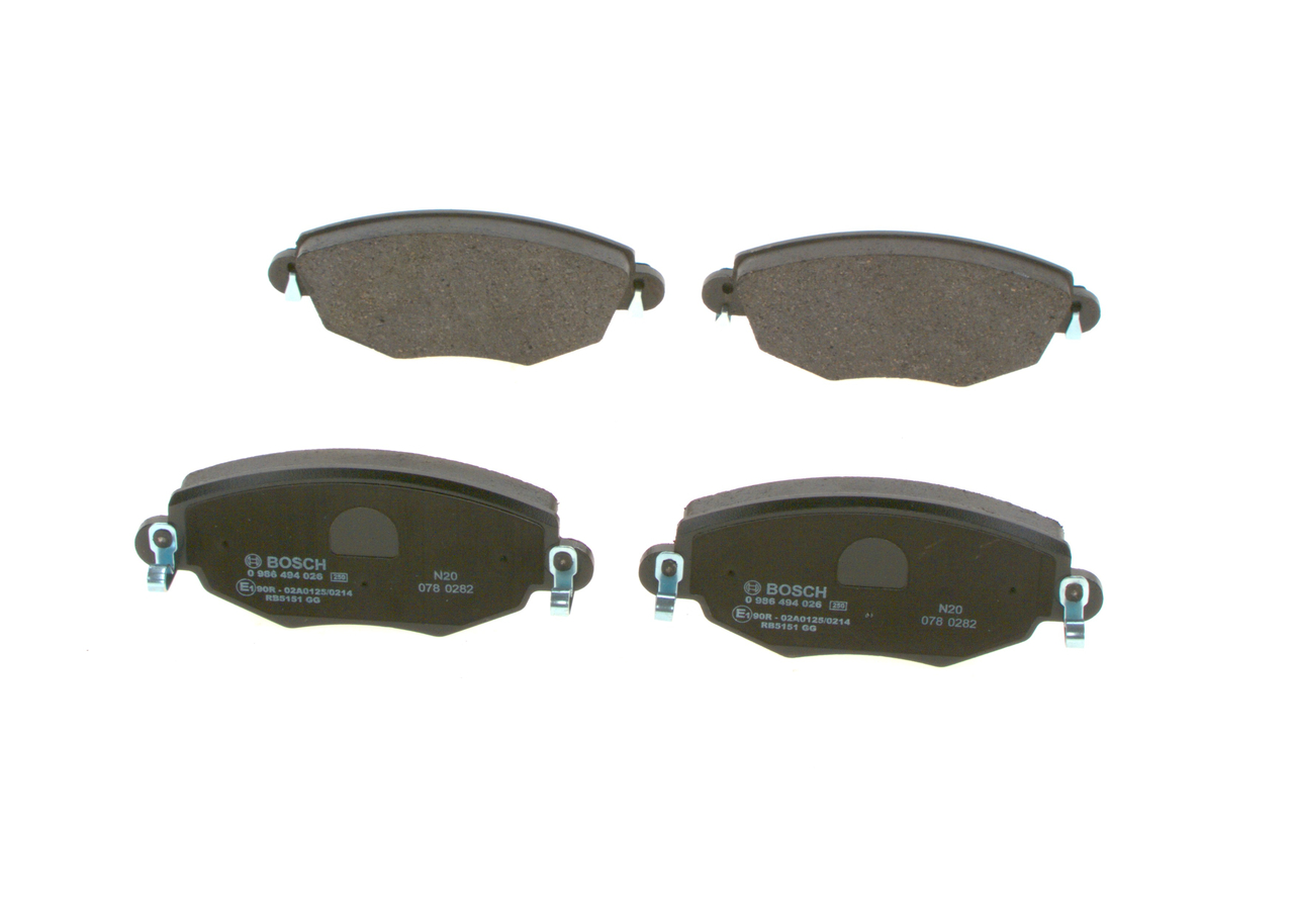 BOSCH Bremseklodser 0986494026 for FORD JAGUAR