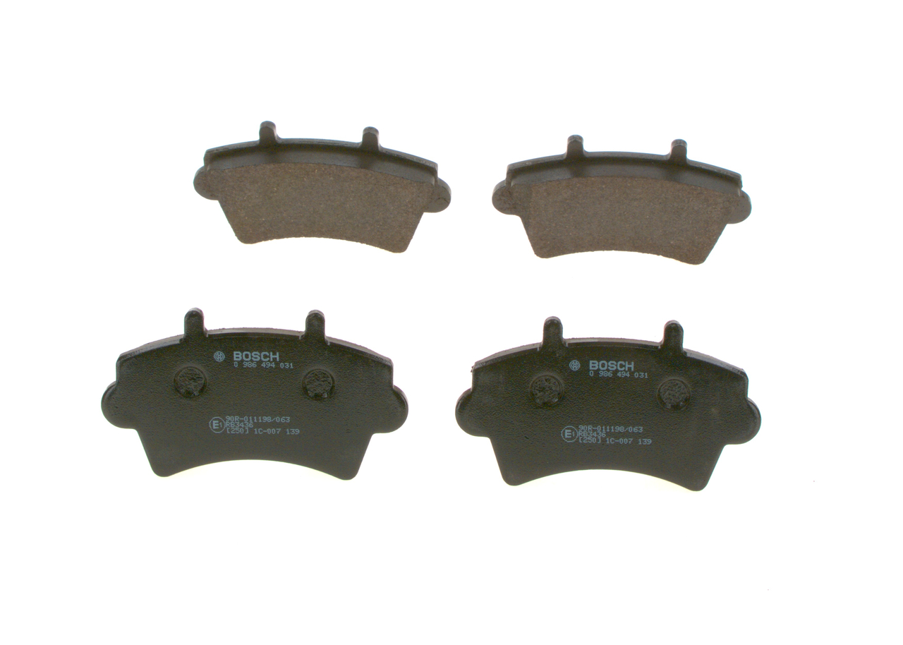 BOSCH Bremseklodser 0986494031 for OPEL HOLDEN NISSAN RENAULT