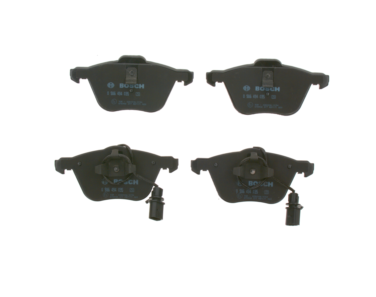 BOSCH Bremseklodser 0 986 494 035 for FORD